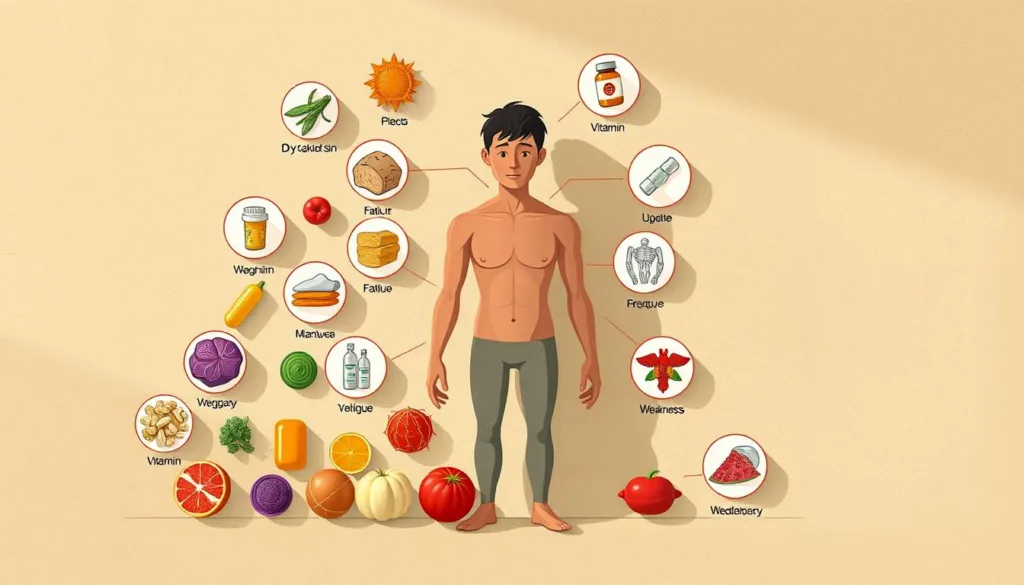 أعراض نقص الفيتامينات